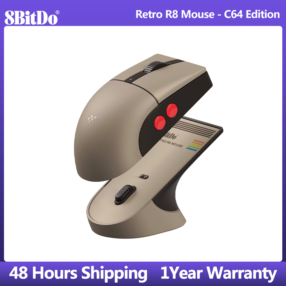 Retro Gaming Style - Mouse Gaming Nirkabel 8BitDo Retro R8