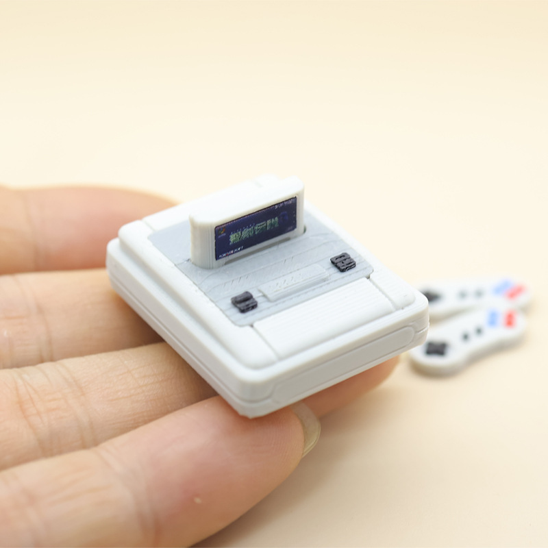 Retro Gaming Handhelds - 1set Rumah Boneka Mini Konsol Game