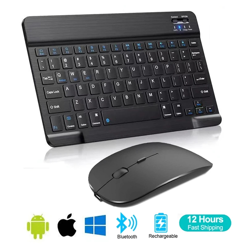 Retro Gaming Ipad - Keyboard Nirkabel Bluetooth Bahasa Spanyol Prancis