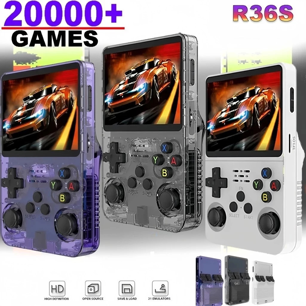 Retro Gaming Game Stick - Konsol Game Genggam Retro Mini R36S
