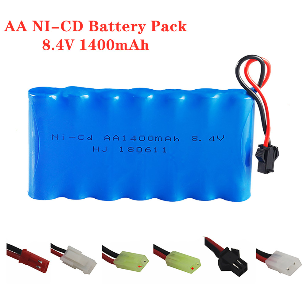 Rechargeable Battery Aa - Paket Baterai Isi Ulang 8.4V 1400Mah
