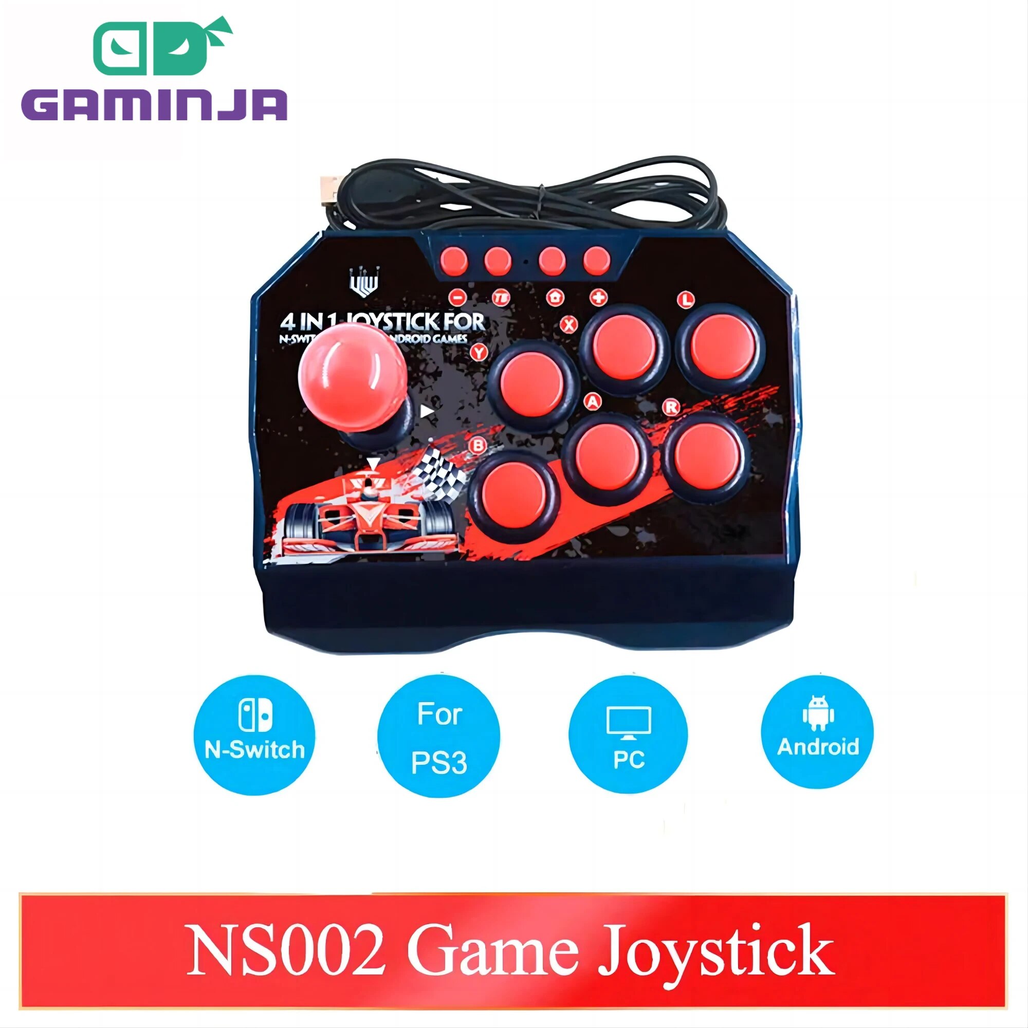Nes Controller Usb - GAMINJA NS002 4 In 1 Retro