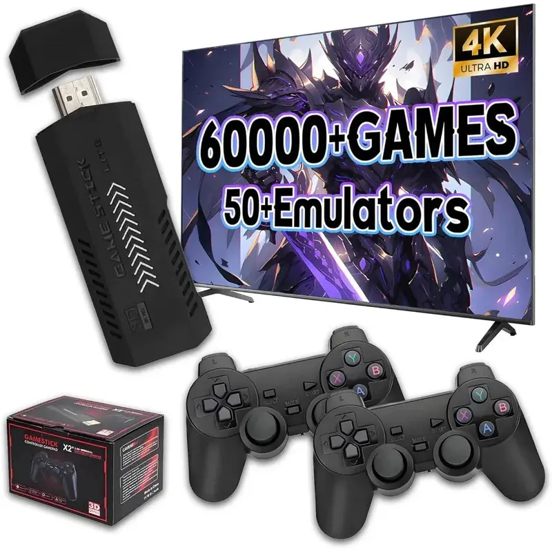 Retro Gaming Game Stick - Konsol Game Retro X2 PLUS 64G