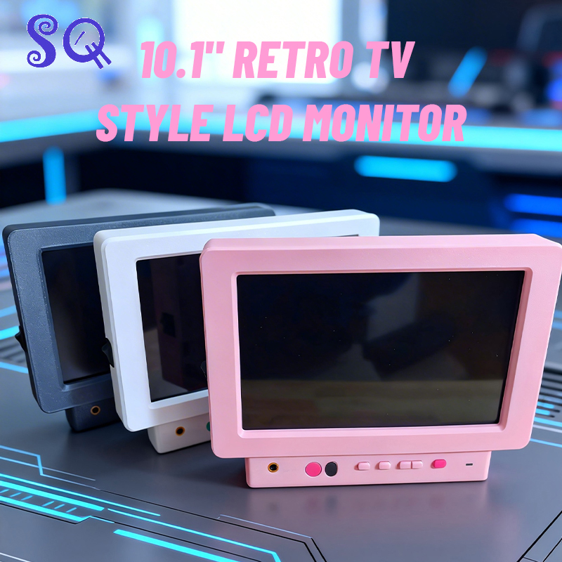 Retro Gaming Years - Monitor LCD Gaya Retro CRT 10.1