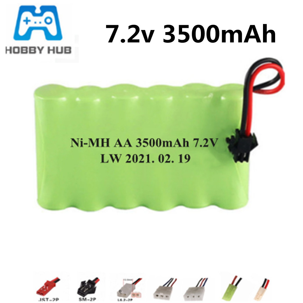 Rechargeable Battery Aa - 7.2 V 3500Mah AA NI-MH Baterai