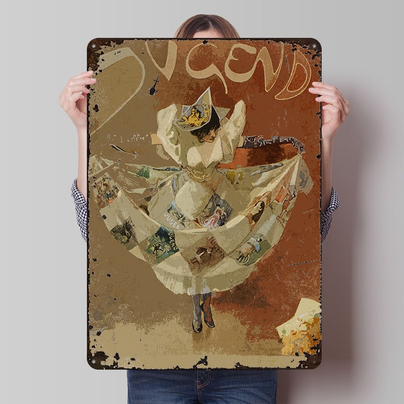 Retro Gaming Magazine - Poster Kaleng Sampul Majalah Vintage, Seni