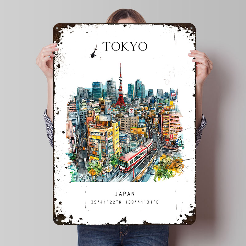 Poster Cetak Perjalanan Tokyo  - Retro Gaming Tokyo ulasan dan harga