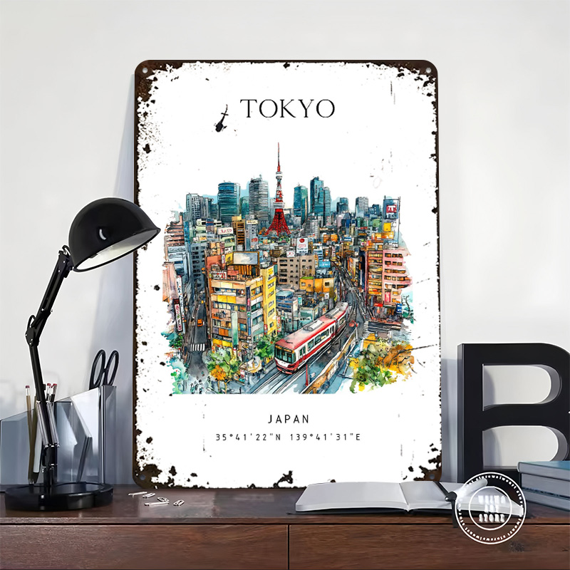 Poster Cetak Perjalanan Tokyo  - Retro Gaming Tokyo ulasan dan harga