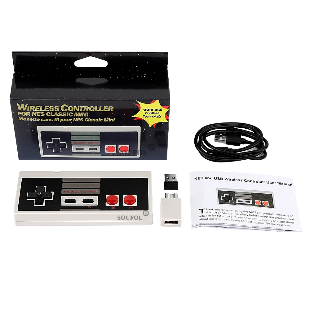 Gamepad Pengontrol USB Nirkabe - Nes Controller Usb ulasan dan harga