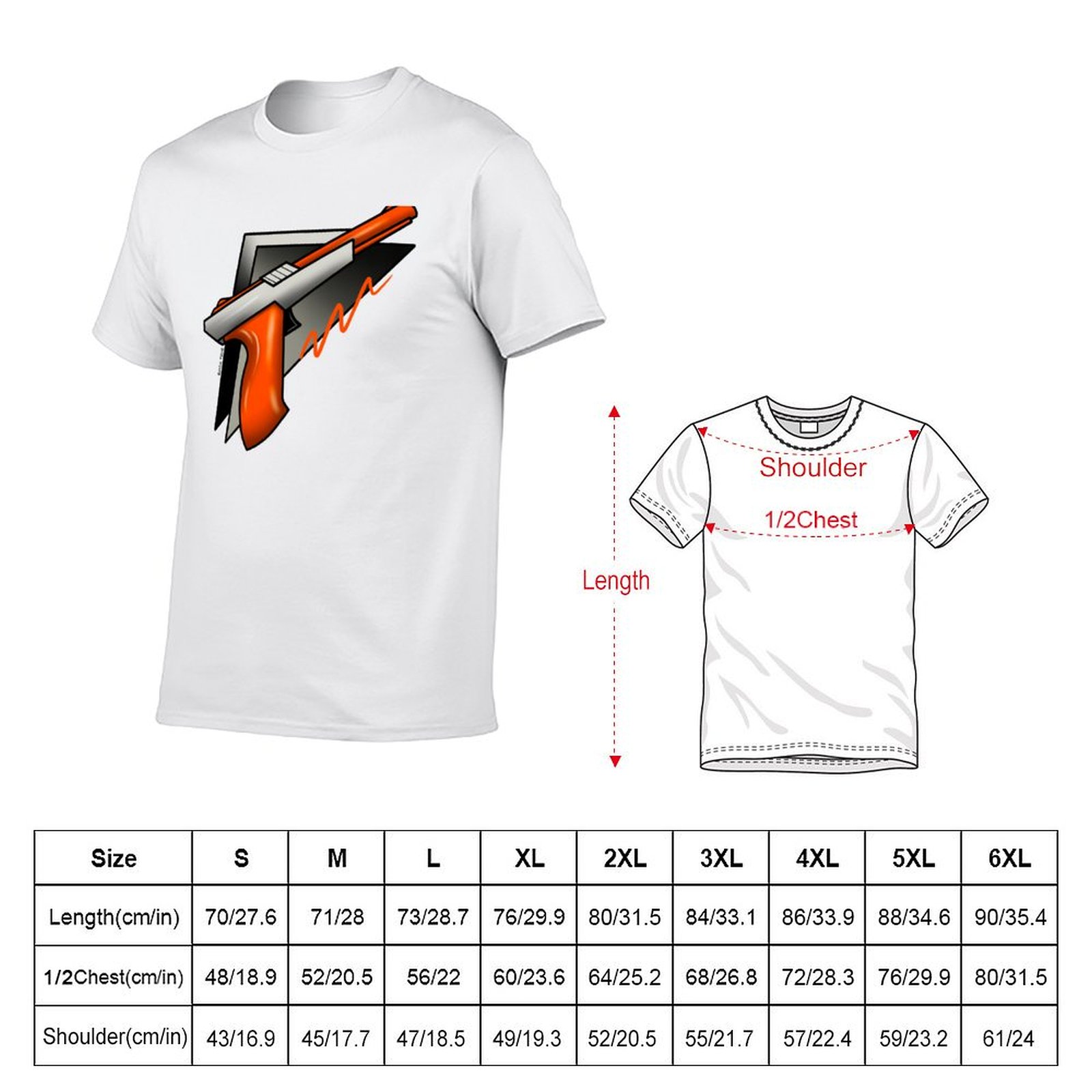Kaos Katun Lembut Anti-Susut d - Retro Gaming Light Gun ulasan dan harga
