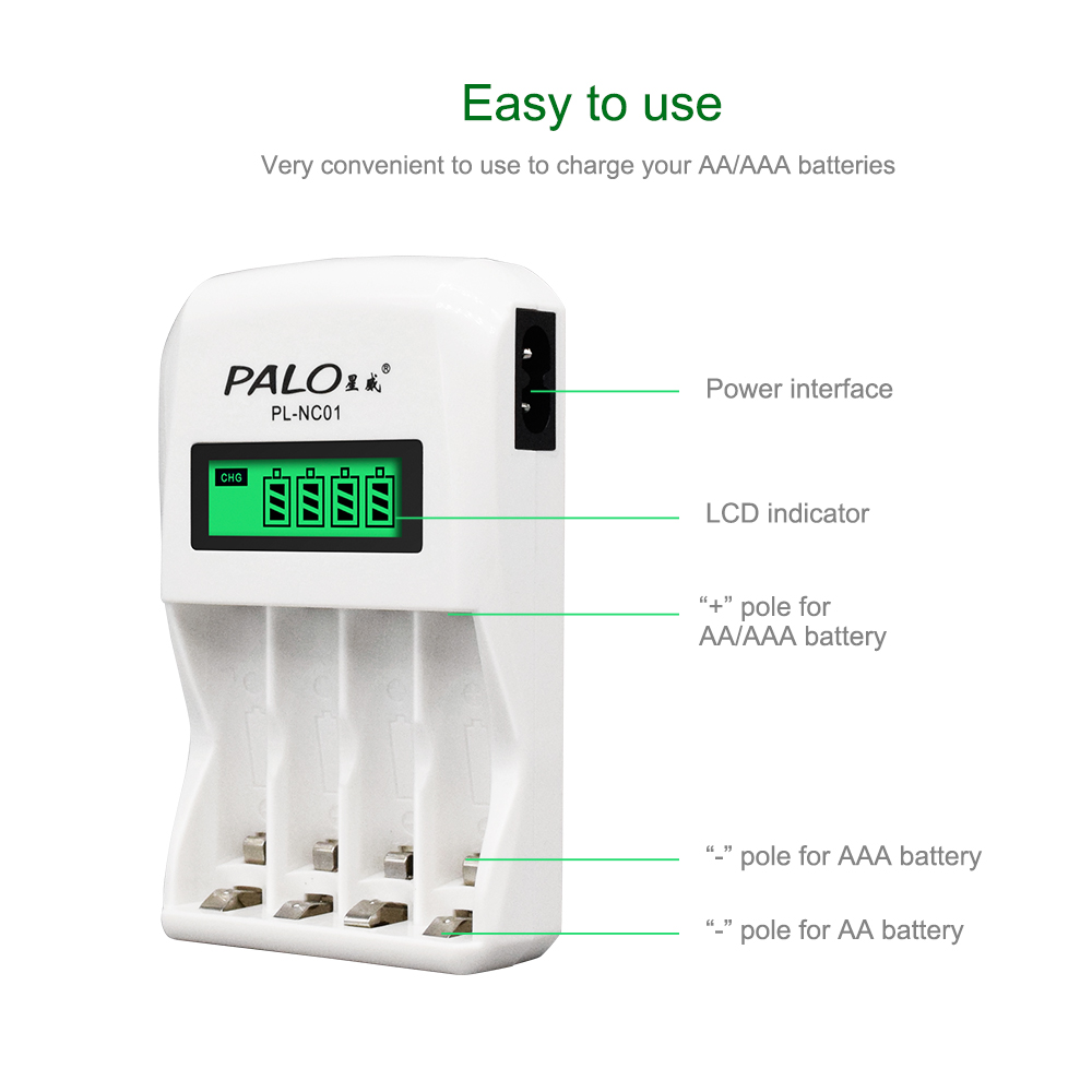 Pengisi Daya Baterai PALO 1.2V - Rechargeable Battery Aa ulasan dan harga