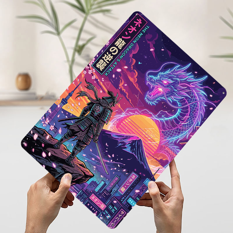 Poster Samurai Vs Neon Dragon  - Retro Gaming Tokyo ulasan dan harga