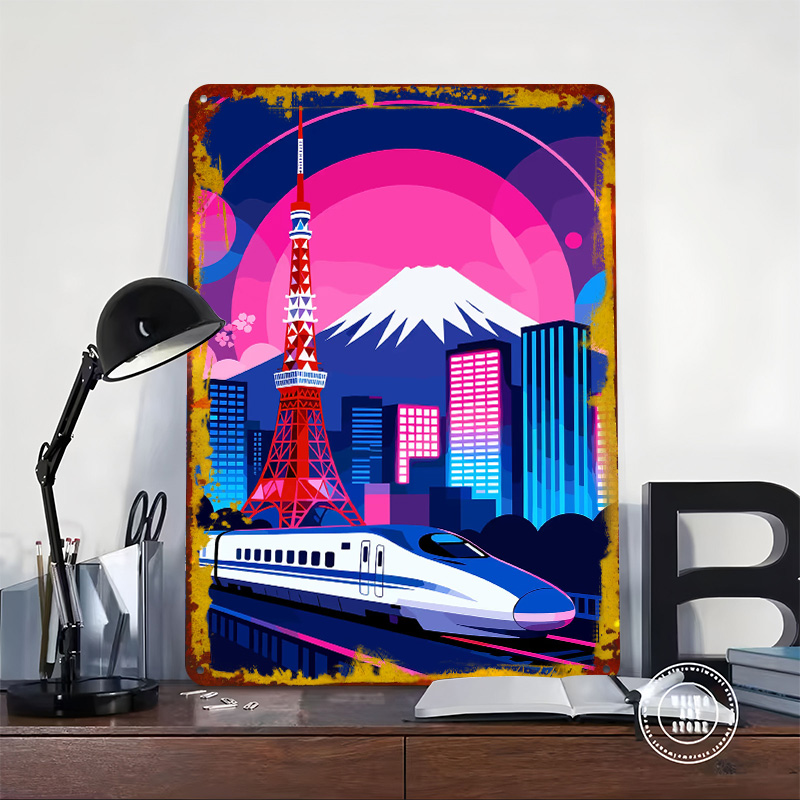 Poster Pemandangan Kota Tokyo  - Retro Gaming Tokyo ulasan dan harga