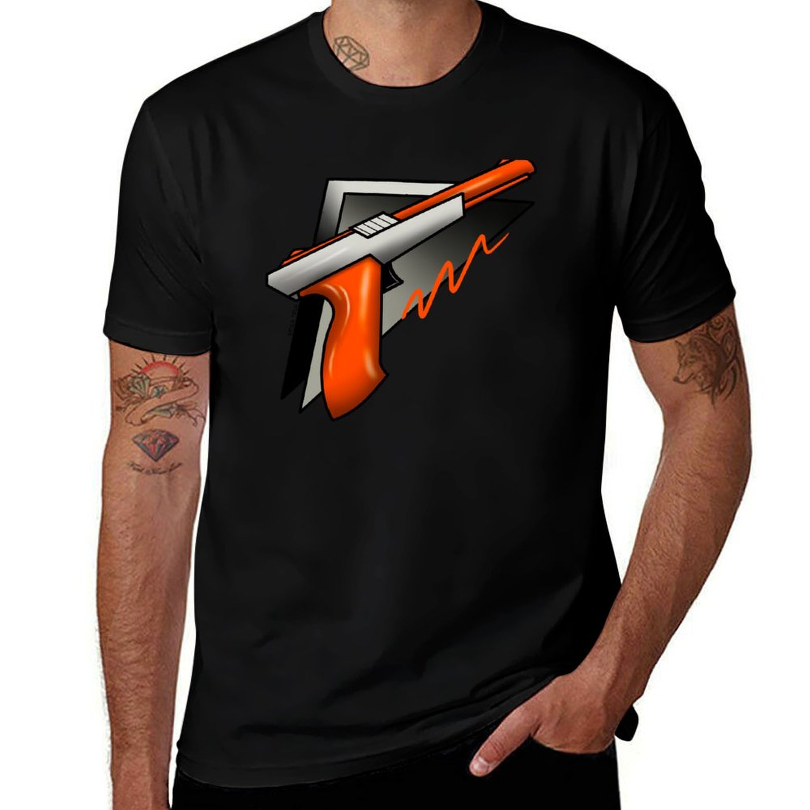 Kaos Vintage Retro Gaming Cont - Retro Gaming Light Gun ulasan dan harga