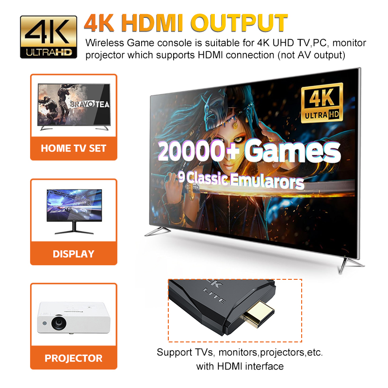 Konsol Video Game M9 4K 20000  - Retro Gaming Game Stick ulasan dan harga