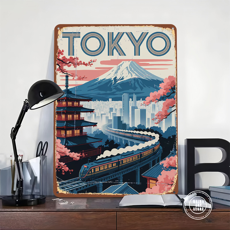 Poster Kaleng Timah Tokyo Trav - Retro Gaming Tokyo ulasan dan harga