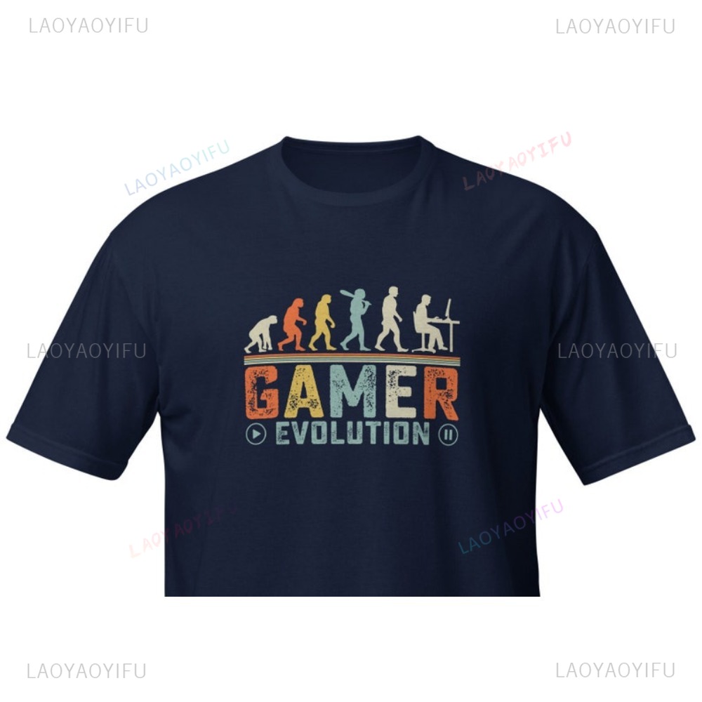 Kaos Gamer Evolution Kaos Graf - Retro Gaming Gift Ideas ulasan dan harga