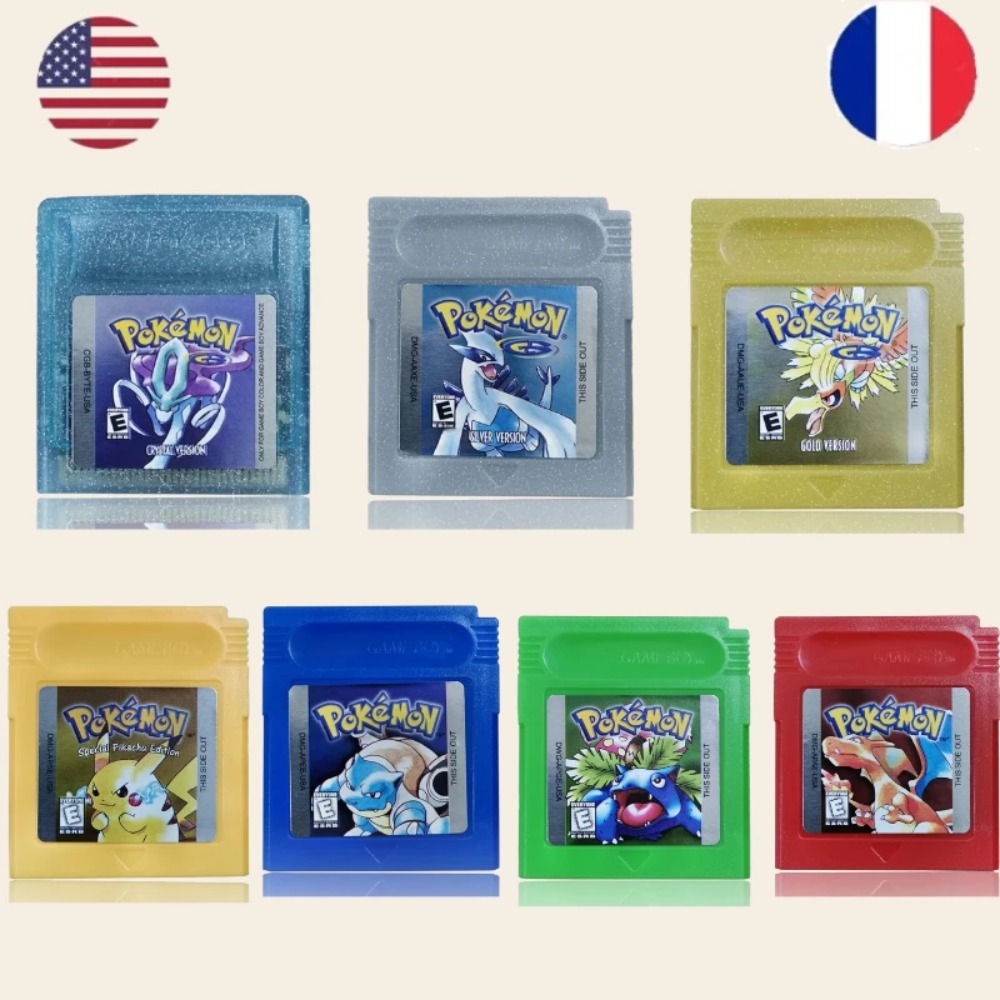Set kartrid game Pokémon GBC 1 - Retro Gaming Kit ulasan dan harga