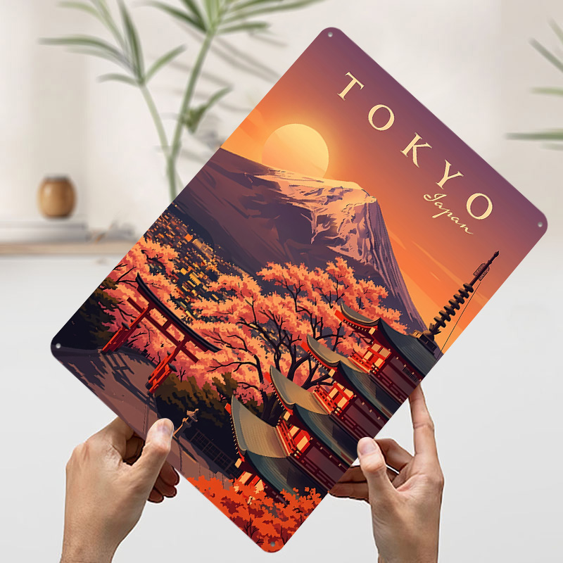 Poster Logam Vintage Tokyo Jep - Retro Gaming Tokyo ulasan dan harga