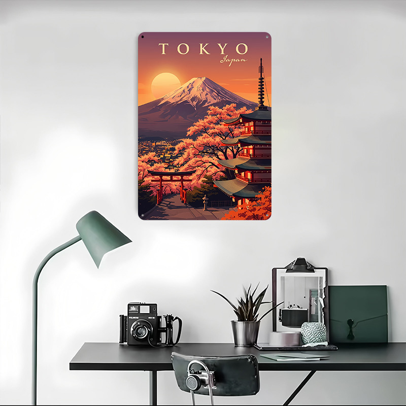 Poster Logam Vintage Tokyo Jep - Retro Gaming Tokyo ulasan dan harga