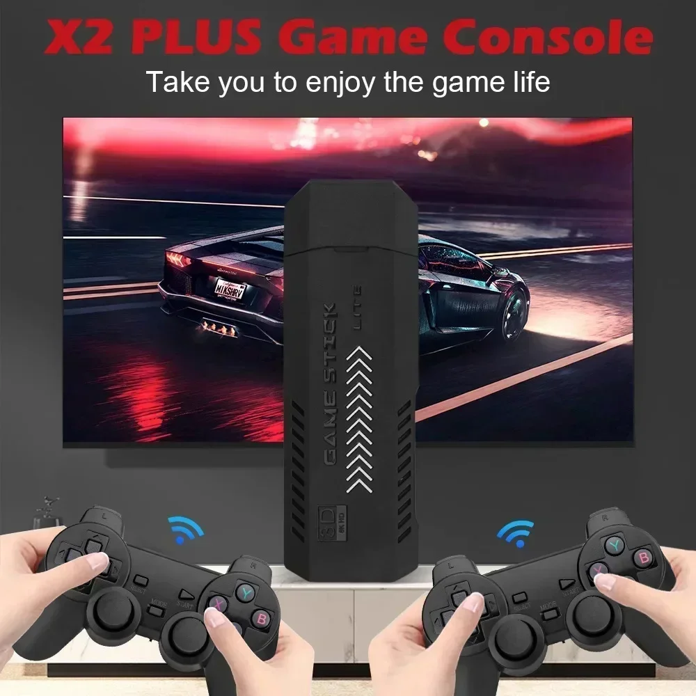 X2Plus Retro 4K 3D HD Game Sti - Retro Gaming Game Stick ulasan dan harga