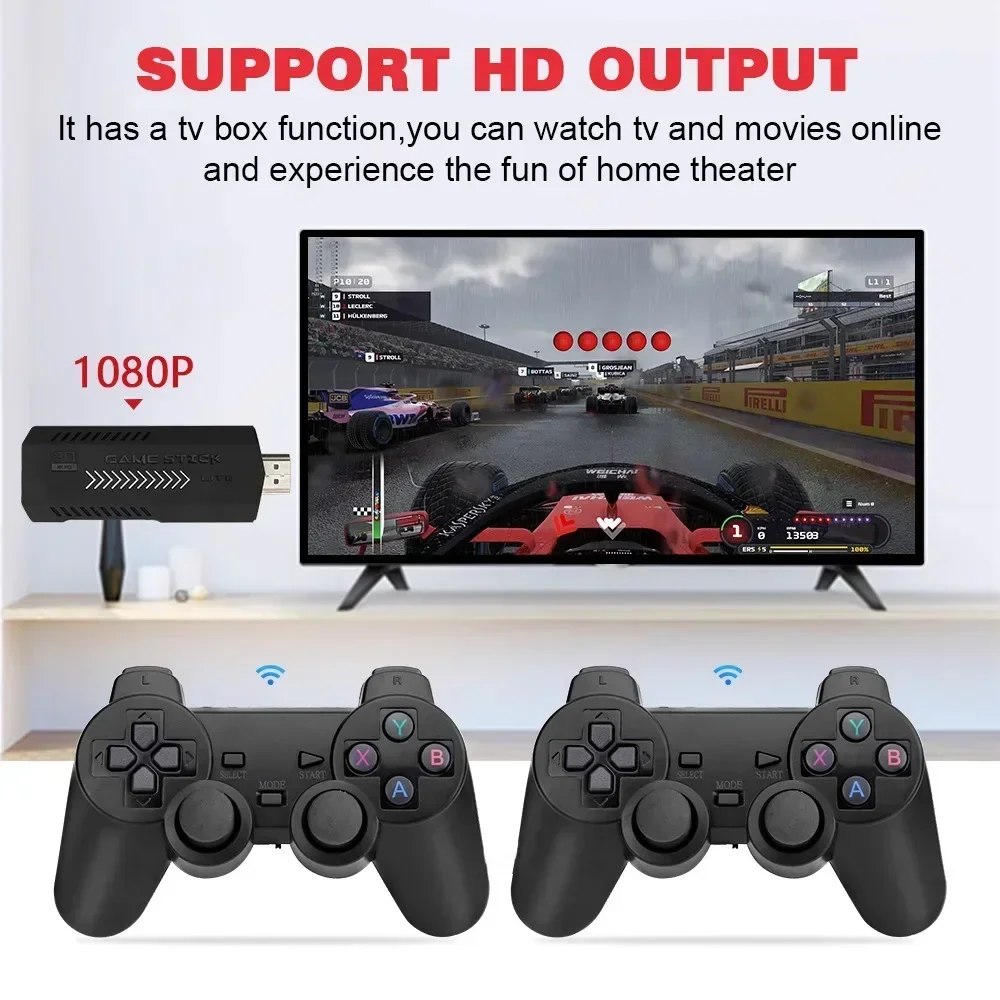 X2Plus Retro 4K 3D HD Game Sti - Retro Gaming Game Stick ulasan dan harga