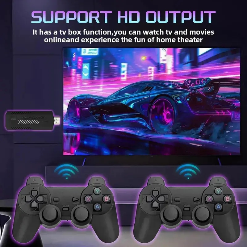Konsol Game Retro X2 PLUS 64G  - Retro Gaming Game Stick ulasan dan harga