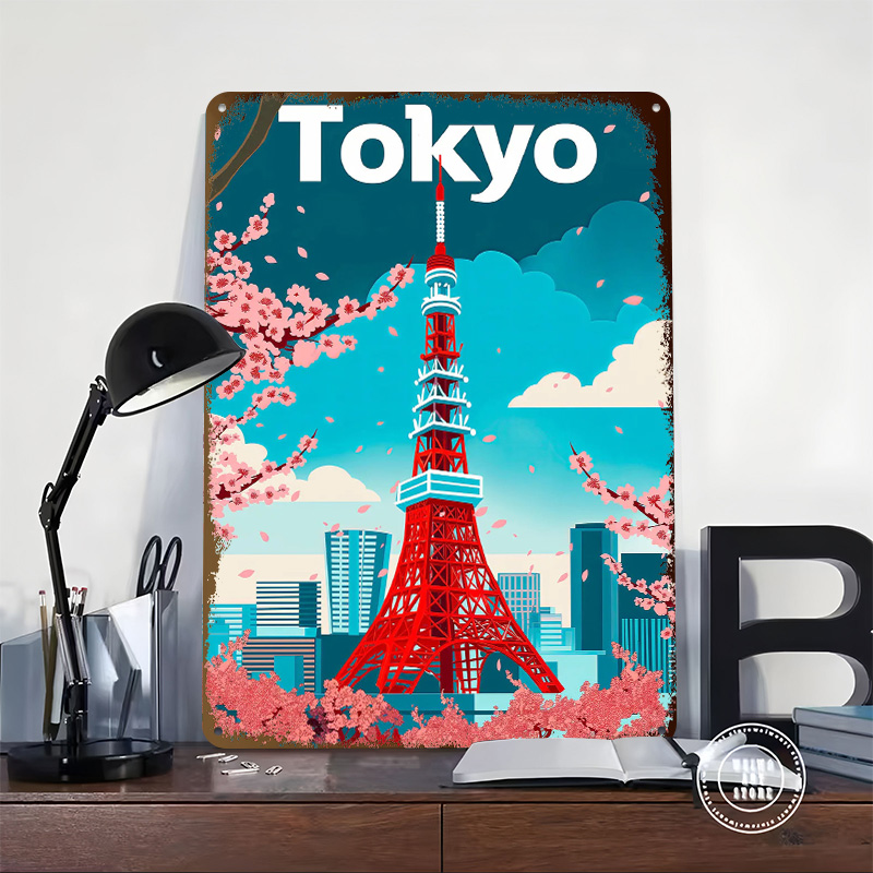 Poster Kaleng Perjalanan Tokyo - Retro Gaming Tokyo ulasan dan harga