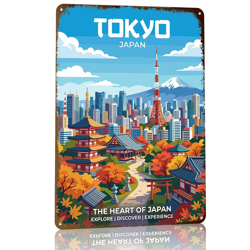 Poster Cetak Pemandangan Kota  - Retro Gaming Tokyo ulasan dan harga