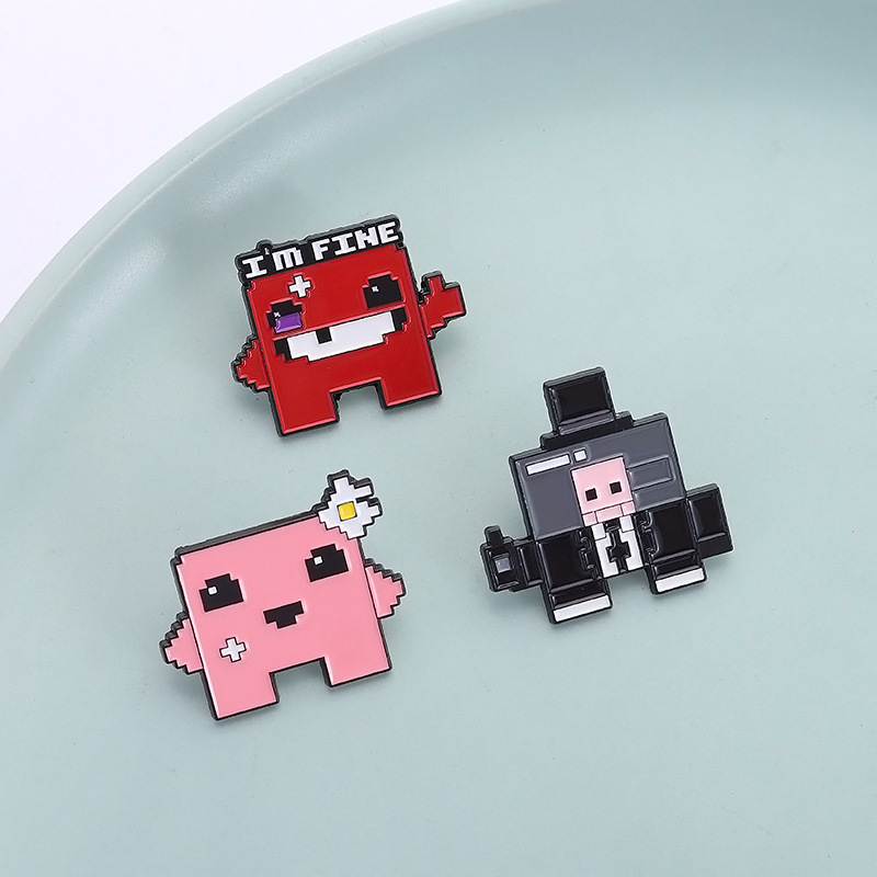 3pcs Set Pin Enamel Pixel Art  - Retro Gaming Kit ulasan dan harga