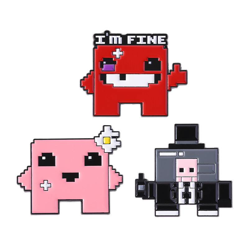 3pcs Set Pin Enamel Pixel Art  - Retro Gaming Kit ulasan dan harga