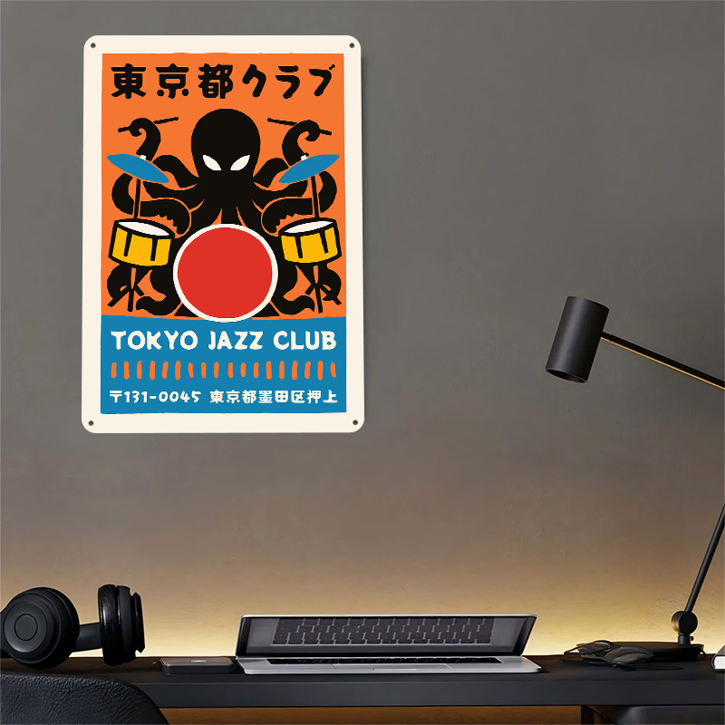 Poster Logam Klub Jazz Tokyo S - Retro Gaming Tokyo ulasan dan harga
