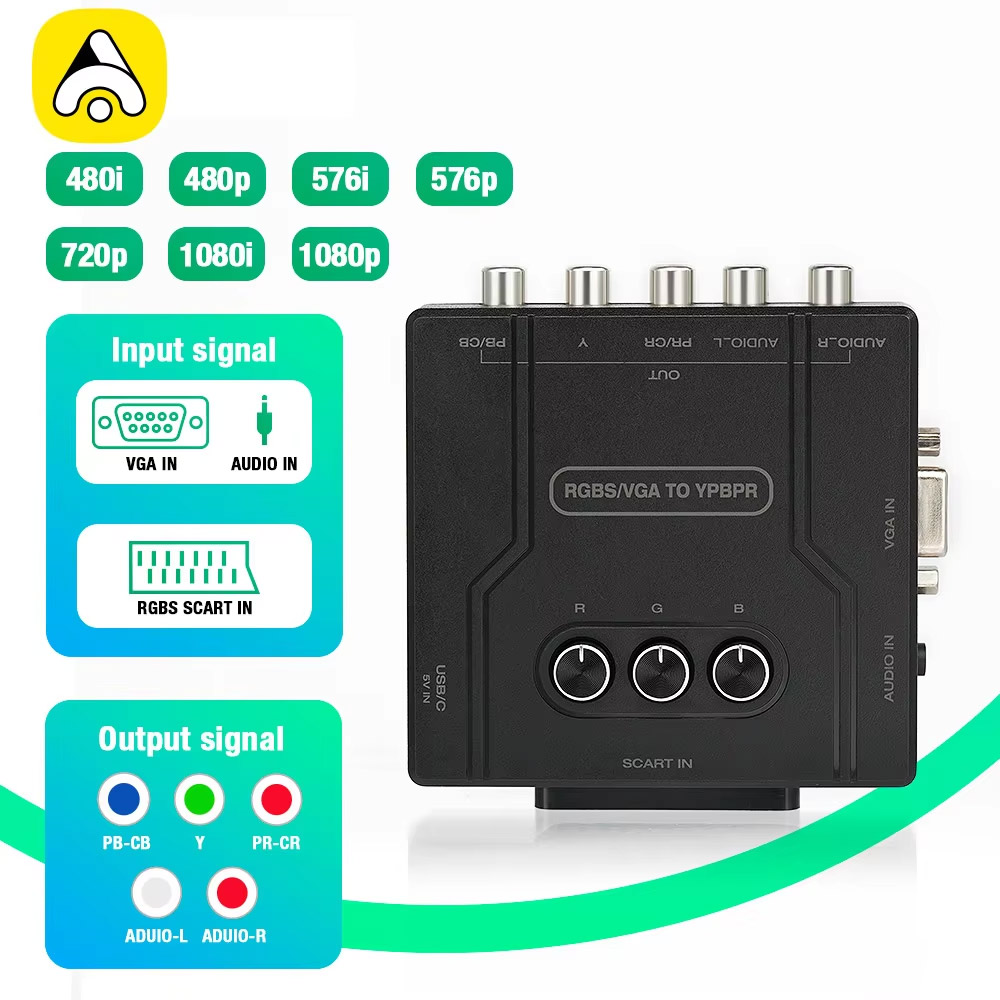 Konverter Komponen RGBS VGA ke - Retro Gaming Handhelds ulasan dan harga